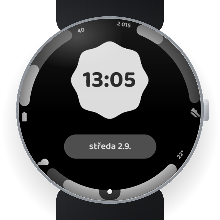 Material Digital Combi watch face
